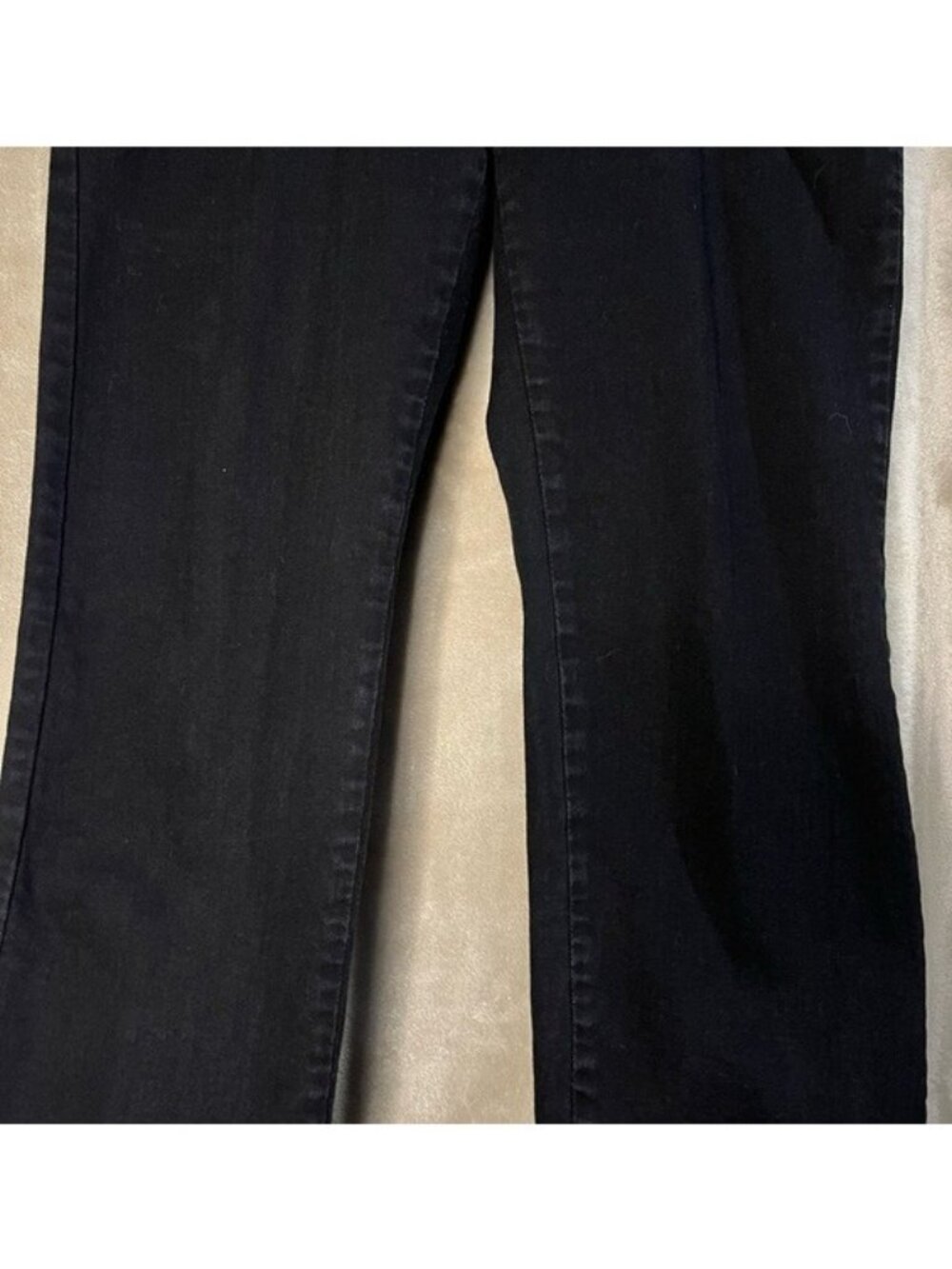 Lee Rider Jeans Womens Size 10 Petite Black Straight Relaxed Fit 5 Pocket Denim - Picture 11 of 16